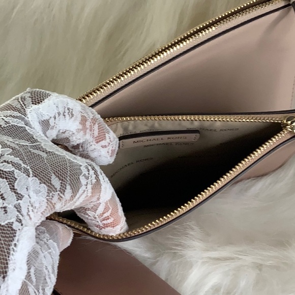 Michael KORS blush/nude Trio Leather Wristlets (NWOT) - Picture 12 of 16